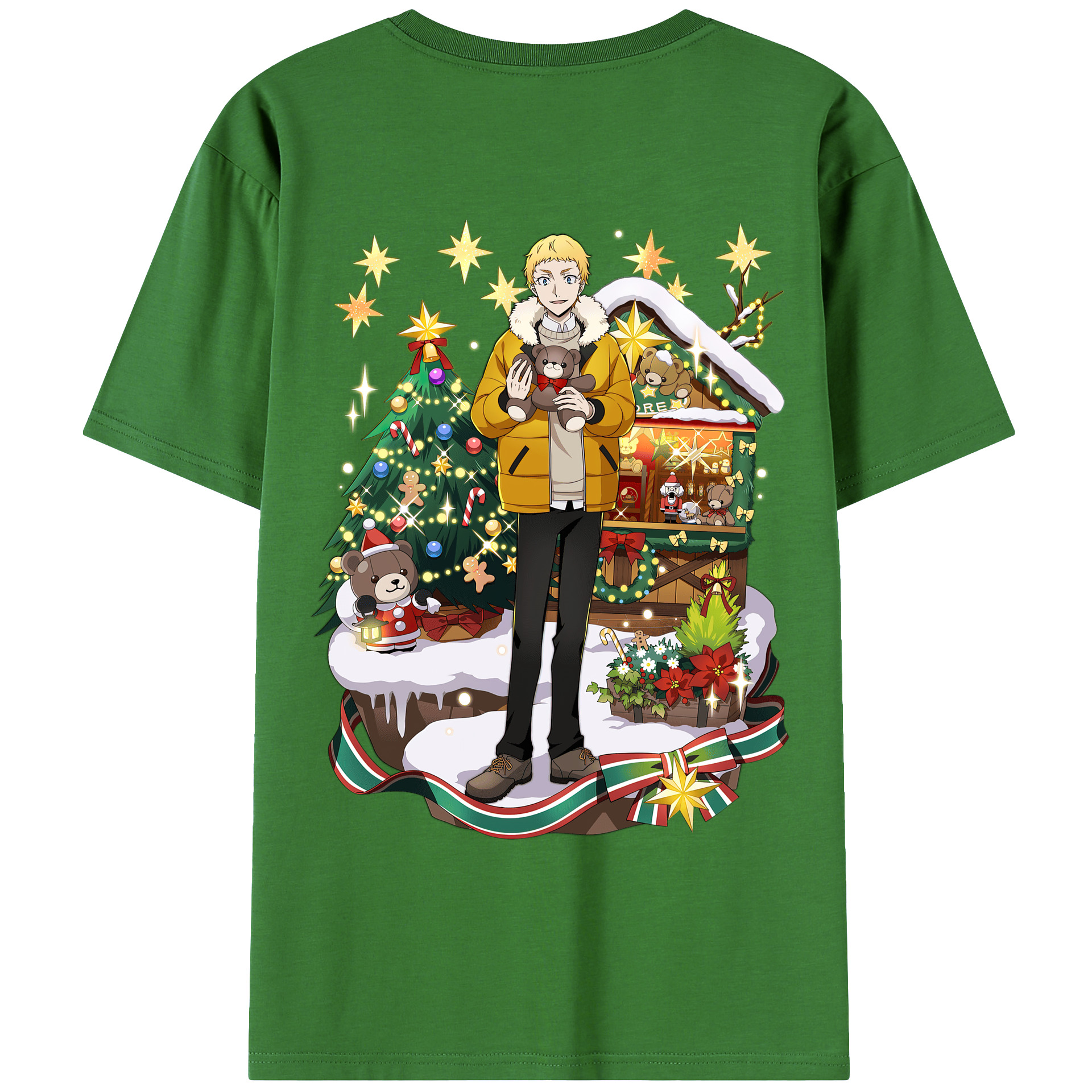 （画像用） 文豪ストレイドッグス Bungo Stray Dogs レディース半袖Tシャツ(バックプリント)